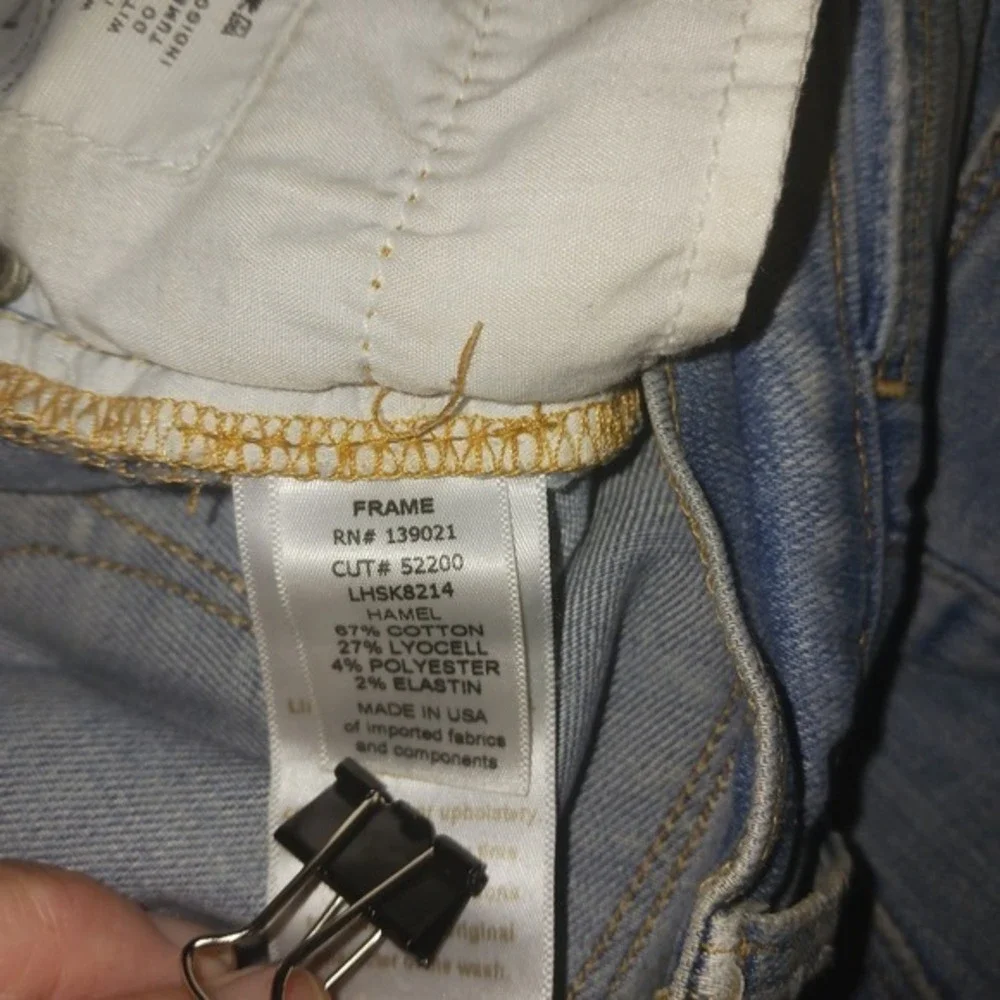 FRAME Le High Skinny Jeans Women's Light Wash Distressed Size‎ 25